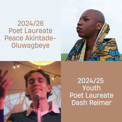 Announcement of the 2024-26 Poet Laureate of Saskatchewan and 2024-25 Youth Poet Laureate of Saskatchewan