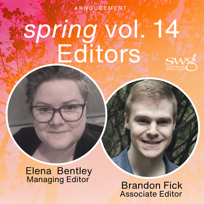 Announcement of spring Editors Volume 14