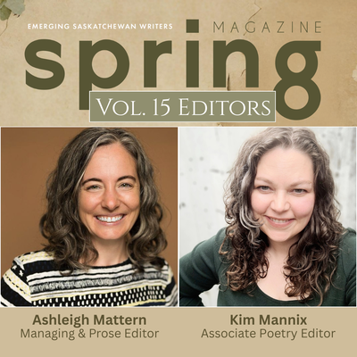 Announcement of "spring" Editors Volume 15
