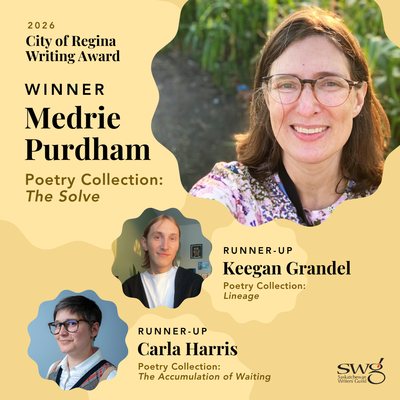 Announcement of 2026 City of Regina Writing Award